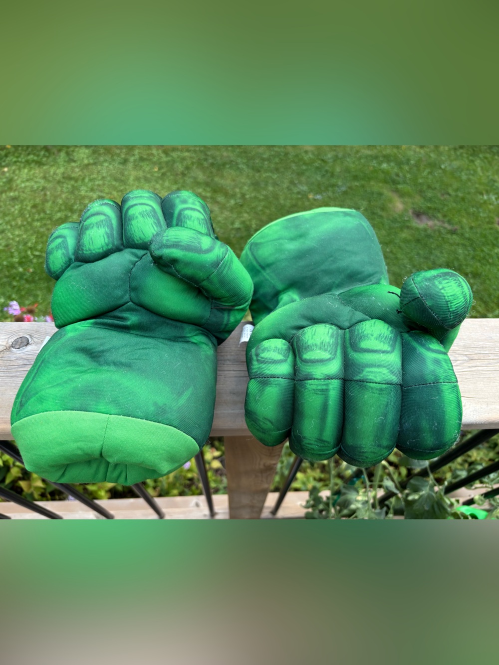 Marvel Avengers Incredible Hulk Smash Hands Plush Fists